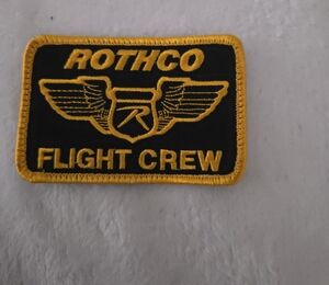 Rothco Black and Yellow Winged Emblem Patch